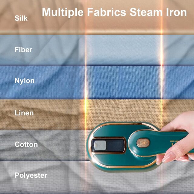 Mini 2-in-1 Travel Steamer & Iron Box – Compact Handheld Wrinkle Remover for Wet & Dry Ironing, Functions as a Full Iron Box - Image 7