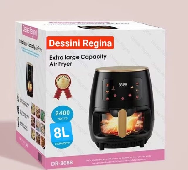 Dessini Extra Large 8L Glass Oven Air Fryer - Image 2