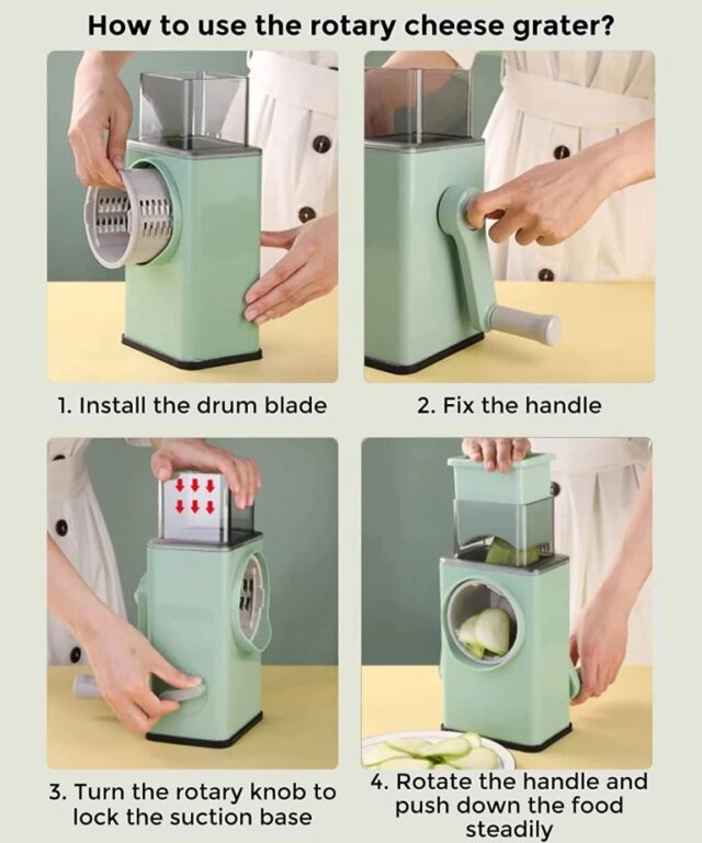 Multi-functional Vegetable Cutter, Slicer, & Grater. - Image 2