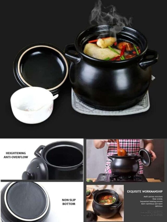 Porcelain Casserole Cooking pot - Image 3