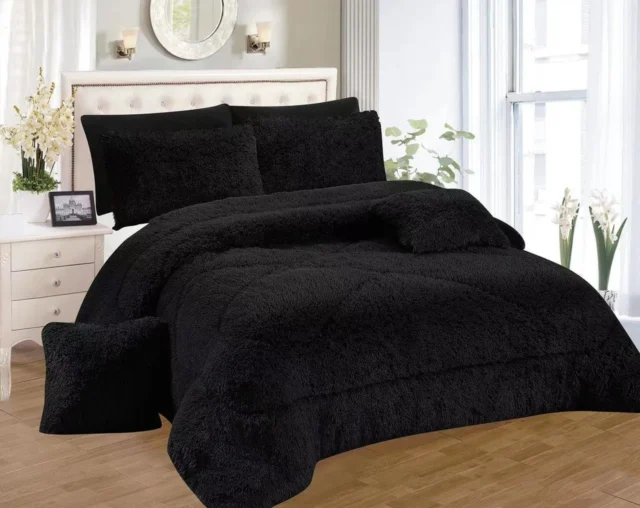 fluffy velvet duvet set - Image 3