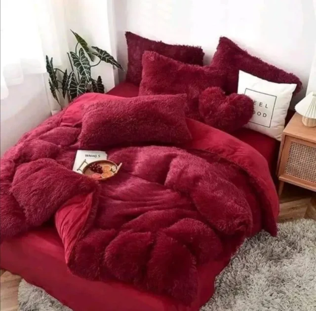 fluffy velvet duvet set - Image 2