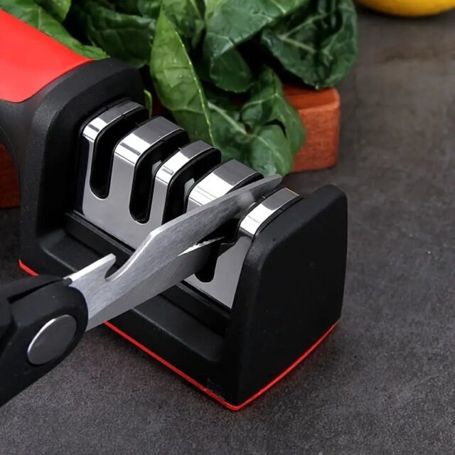 Professional 4-Stage Knife Sharpener: Sharpen Your Knives with ABS, Tungsten steel - Image 4