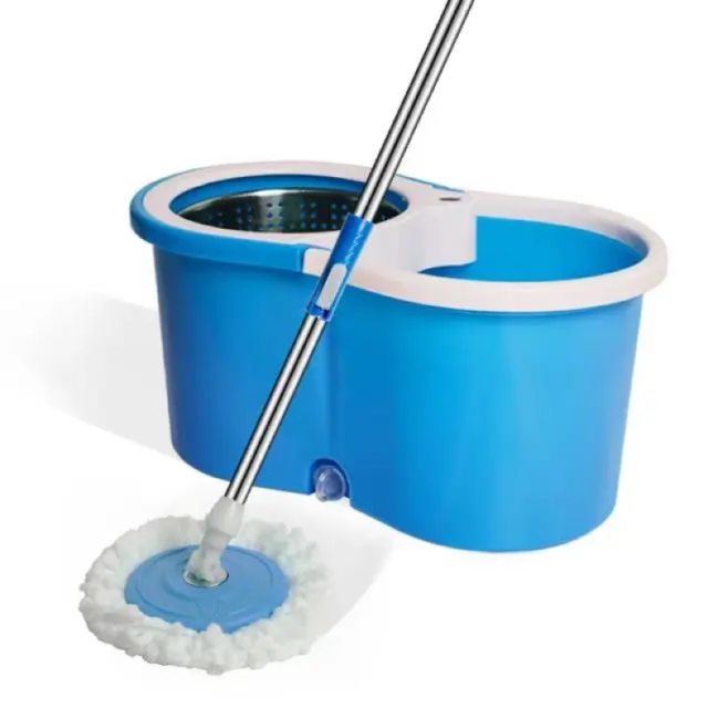 360° Spin Rotary Mop with Bucket & Extra Mop Heads - Image 3
