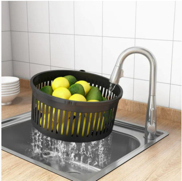 4-Tier Round Multipurpose Rack – 360° Rotating & Mobile Organizer - Image 2