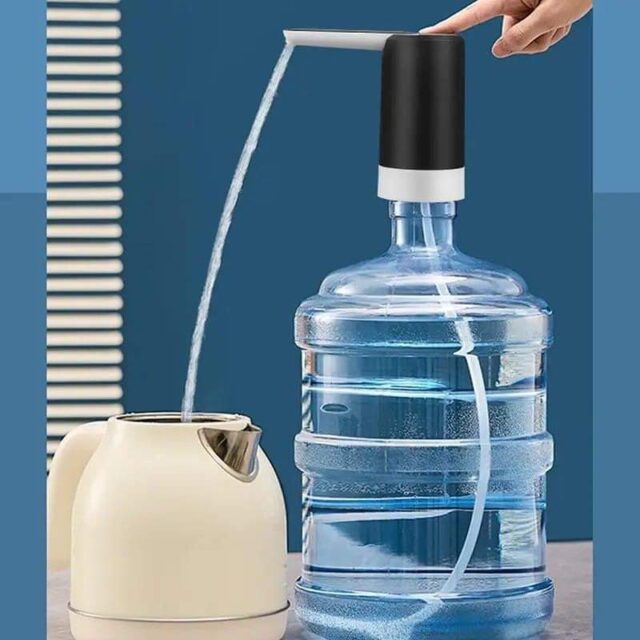 USB Rechargeable automatic water dispenser with wide spout - Image 4