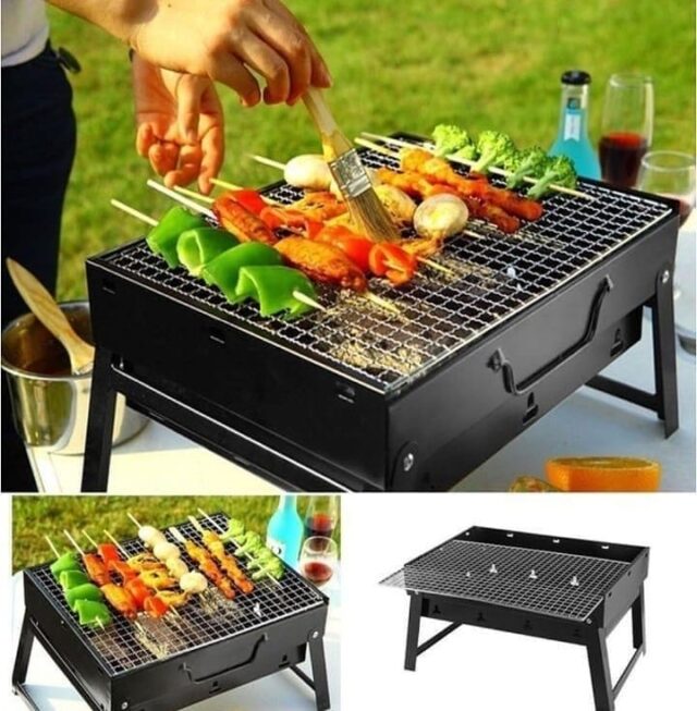 Foldable Portable Barbecue Charcoal Grill - Image 4