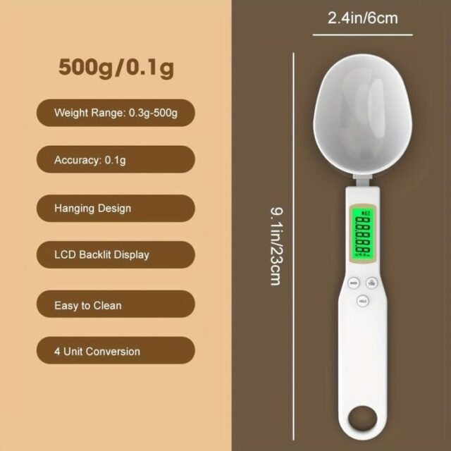 Electronic Digital Weighing Spoon - Image 3